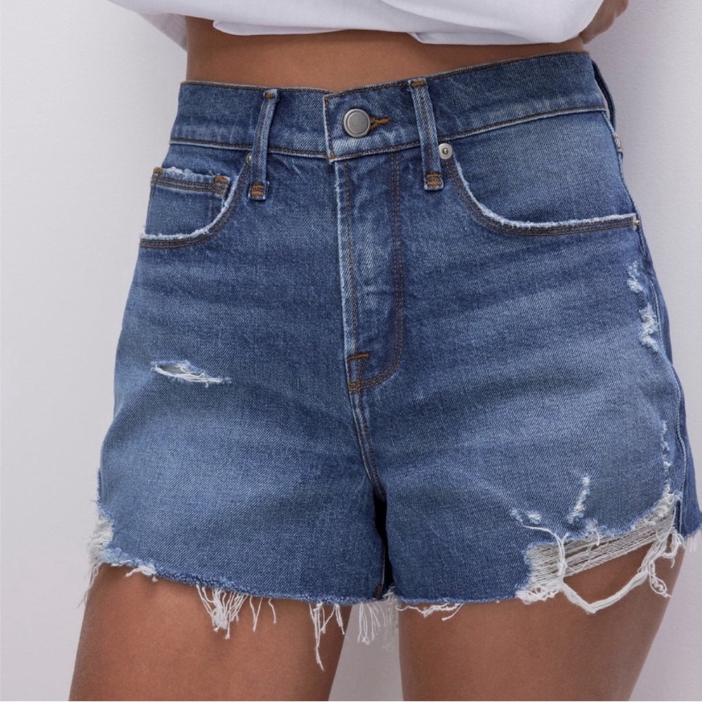 Good American Good 90s Jean Shorts